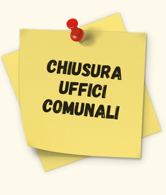 chiusura uffici comunali