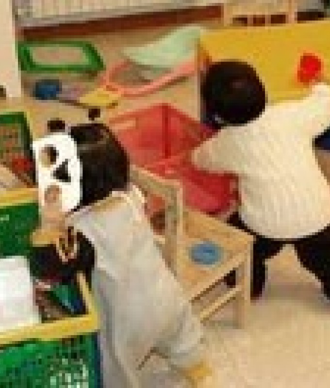 bambini all'asilo
