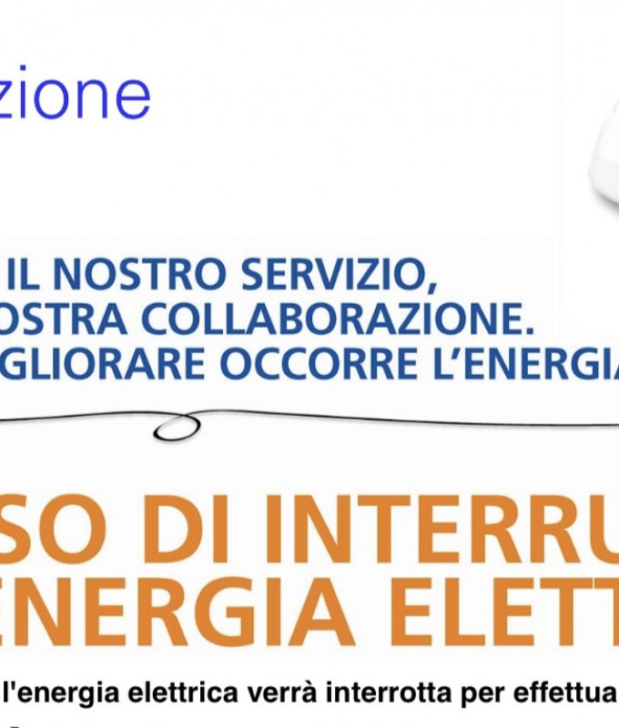 interruzione energia elettrica