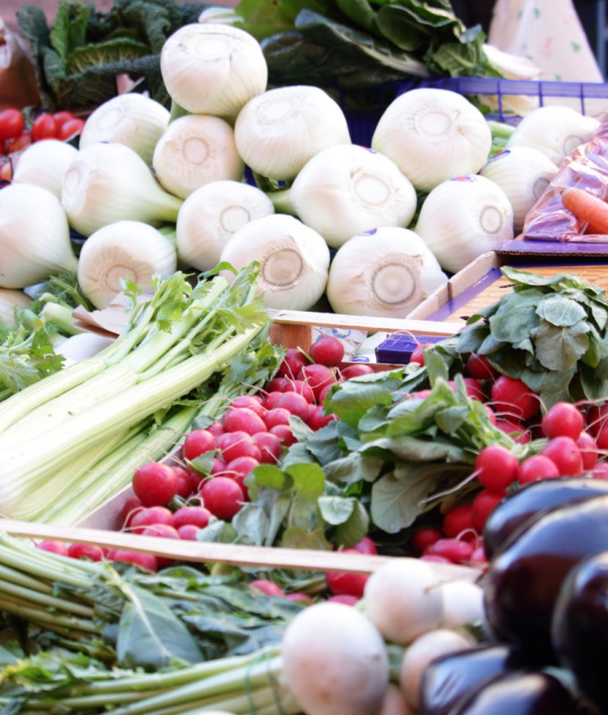 Foto mercato alimentare