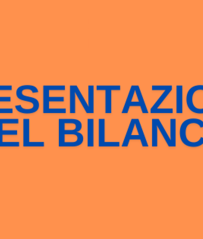 presentazione bilancio