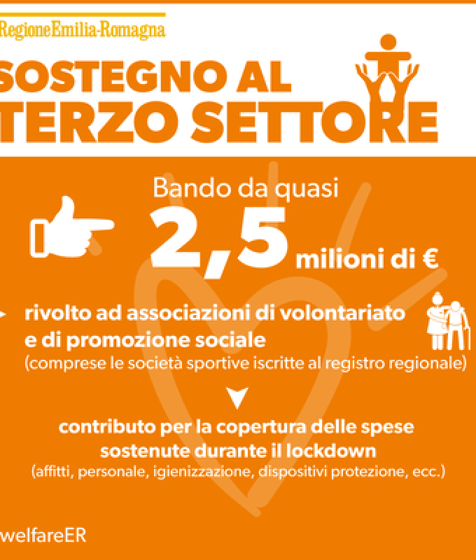 sostegno al terzo settore
