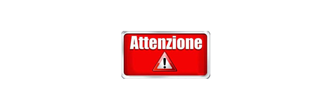 COMUNICAZIONE URGENTE