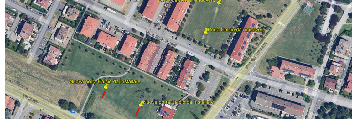 SPOSTAMENTO PORTE DA CALCIO VIA S. C. BARBIERI